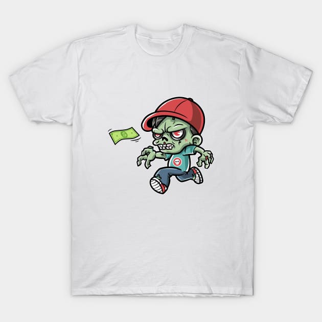 Zombies want money T-Shirt by KENG 51